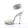 Fabulicious - LIP142 Ankle strap sandal - Transparent Product image